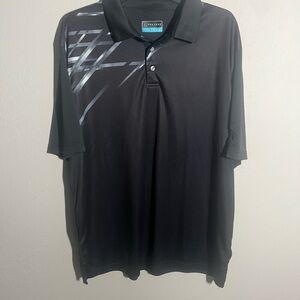 Men’s Black PGA Tour Golf Polo Size XL